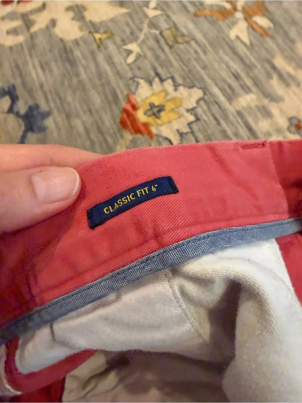 Polo Ralph Lauren Shorts Mens size 33 Red Classic Fit 6” Chino Cotton
